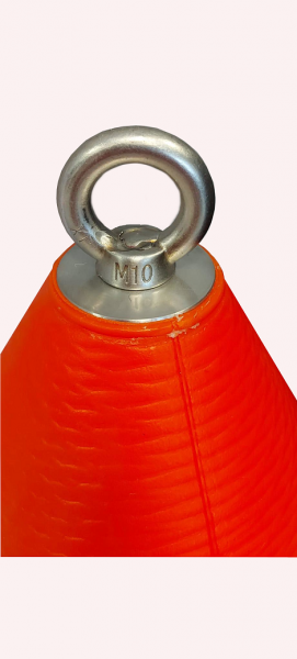 Ankerboje Klein mit 2xÖsen/ Orange